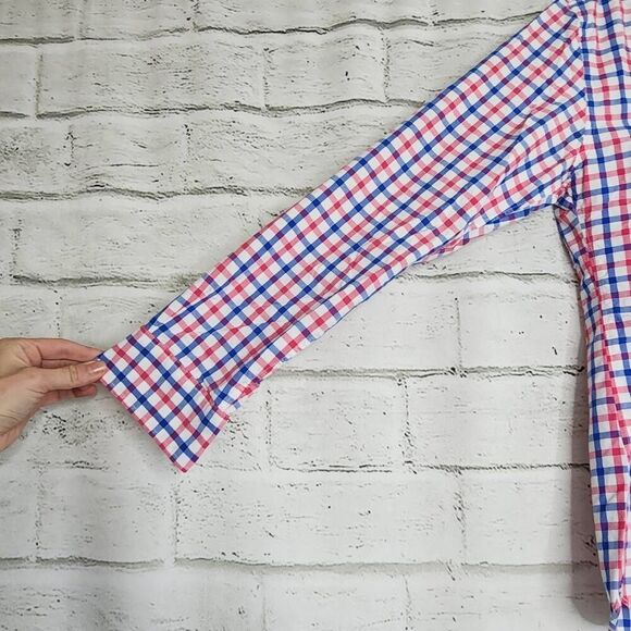 Bonobos Mens Plaid Long Sleeve Slim Fit Button Down Shirt Medium Cotton - Picture 6 of 9